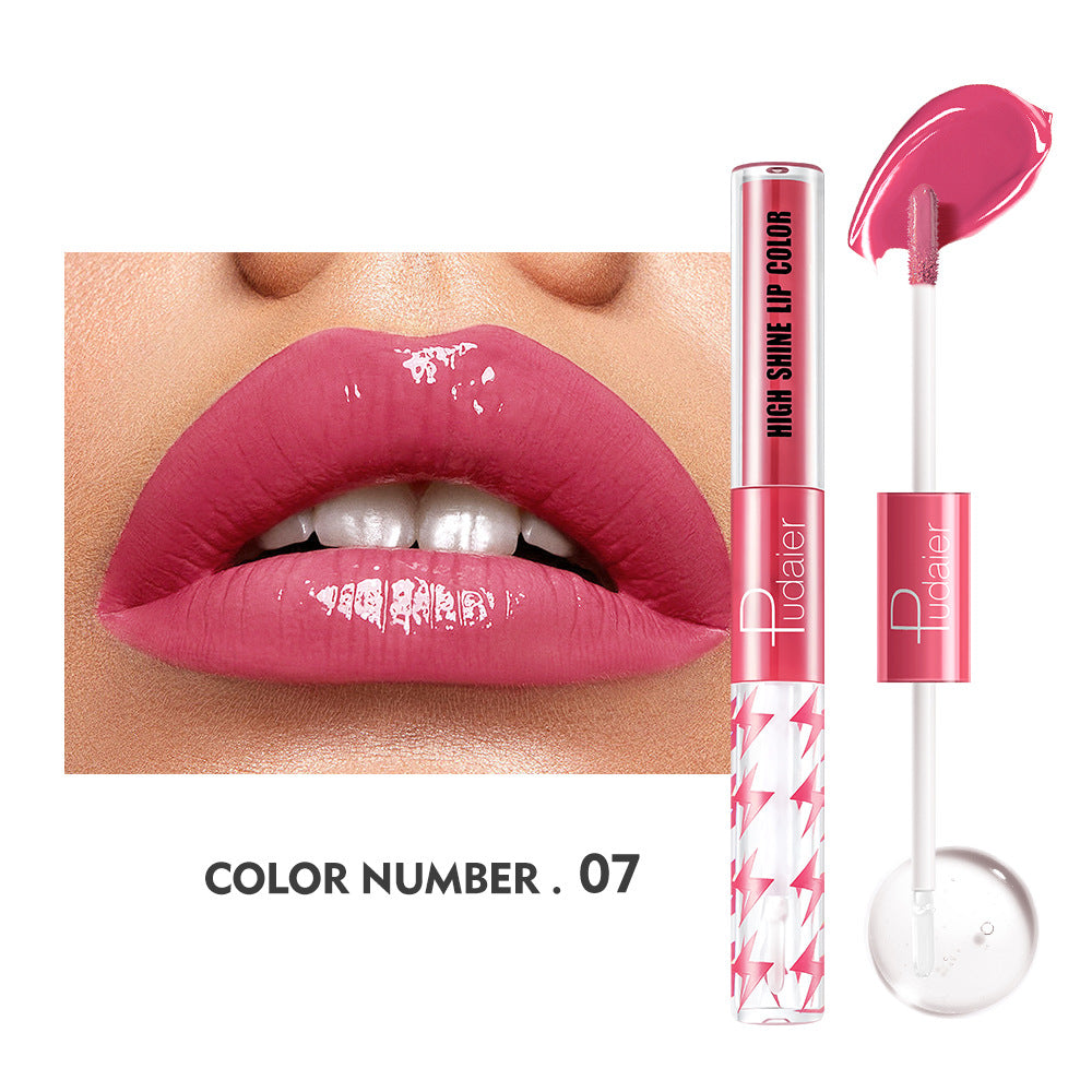 Double-ended Moisturizing Long-Lasting Liquid Lipstick