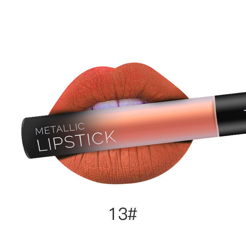 Round Tube Frosted Matte Long-Lasting Liquid Lipstick