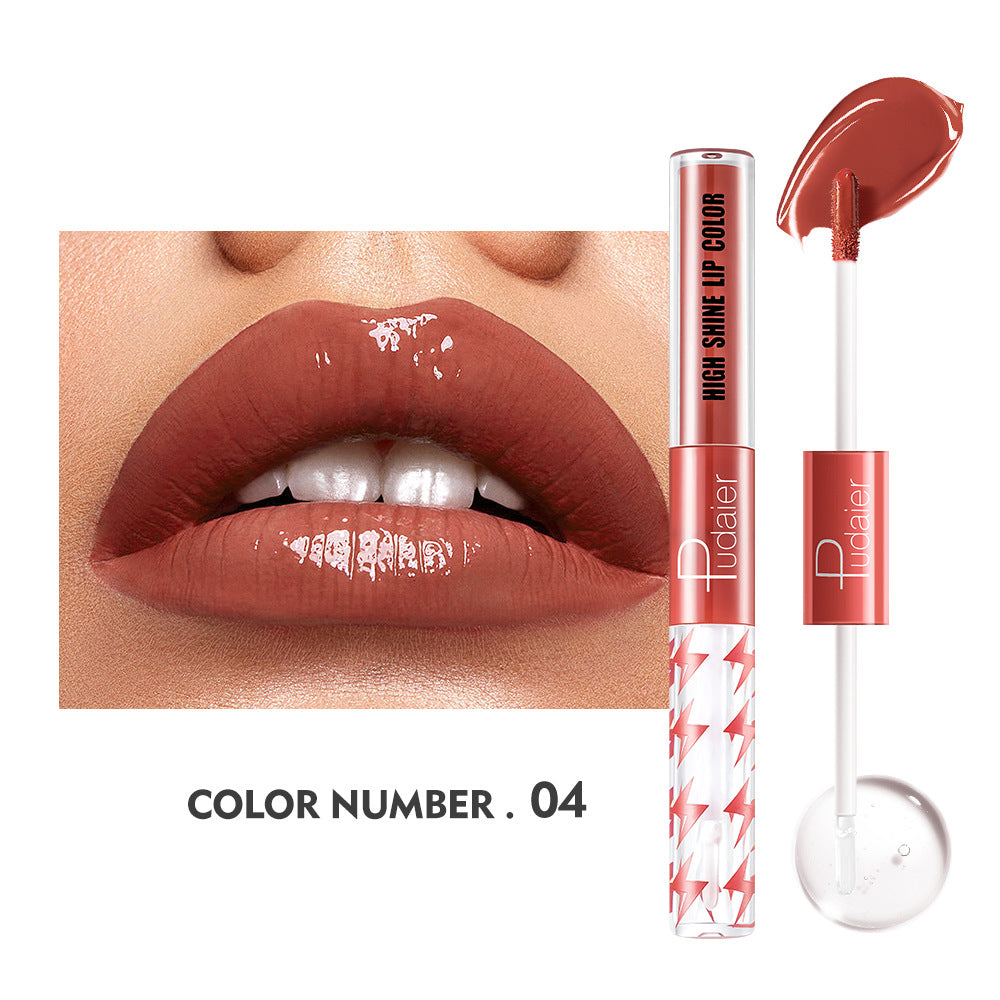 Double-ended Moisturizing Long-Lasting Liquid Lipstick