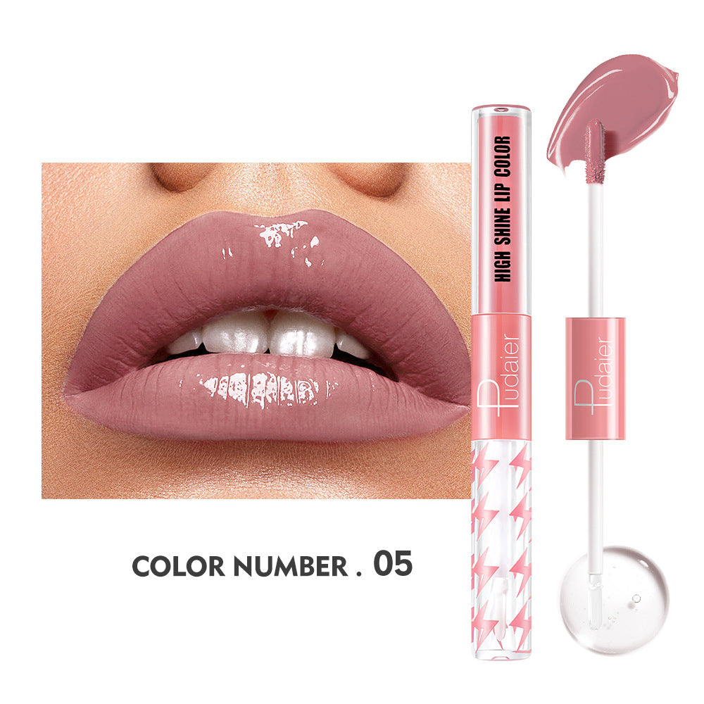 Double-ended Moisturizing Long-Lasting Liquid Lipstick