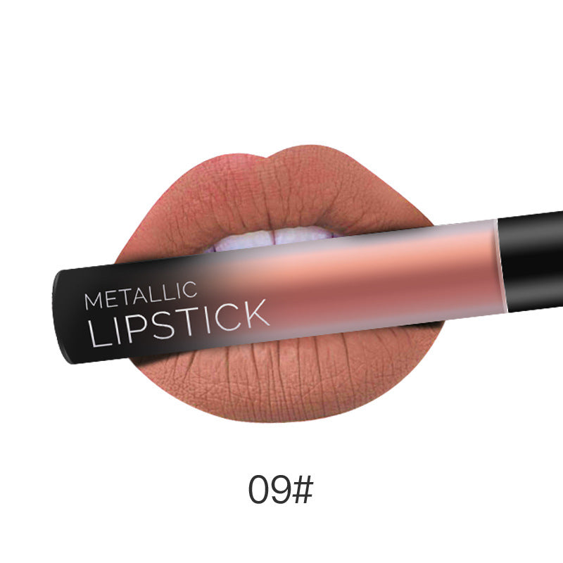 Round Tube Frosted Matte Long-Lasting Liquid Lipstick