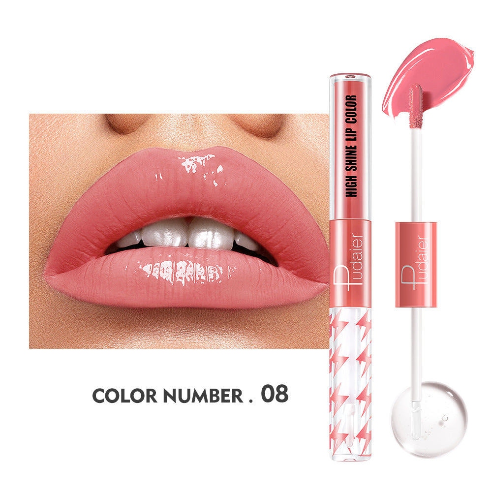 Double-ended Moisturizing Long-Lasting Liquid Lipstick