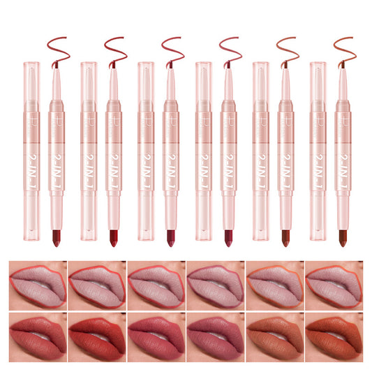 Matte Double-ended Long-Lasting Liquid Lipstick