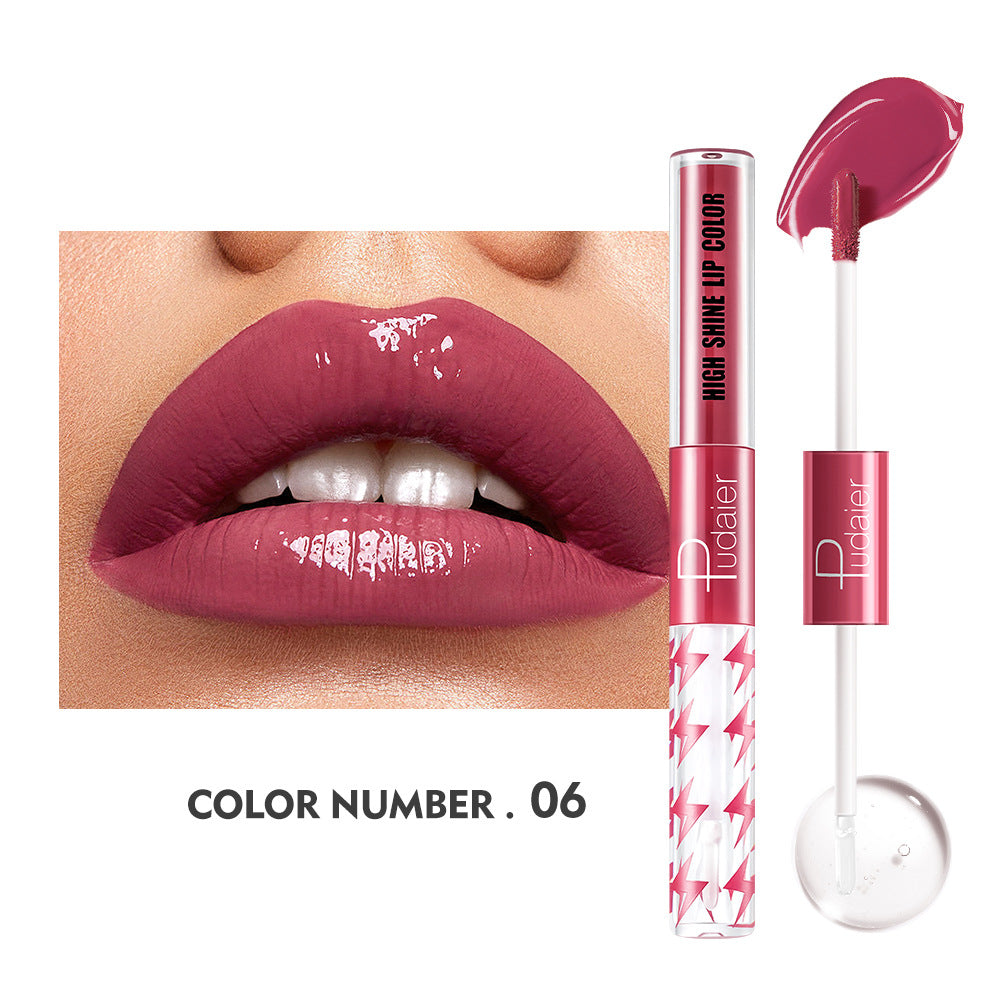 Double-ended Moisturizing Long-Lasting Liquid Lipstick
