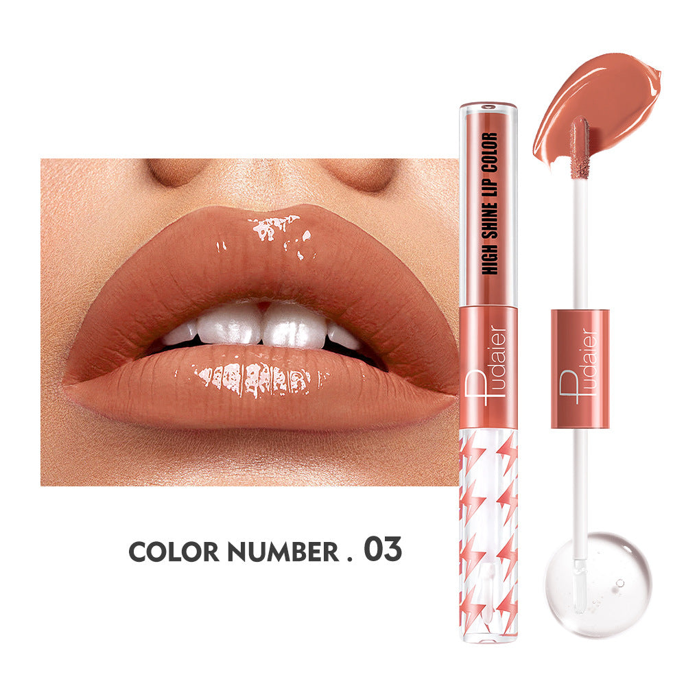 Double-ended Moisturizing Long-Lasting Liquid Lipstick